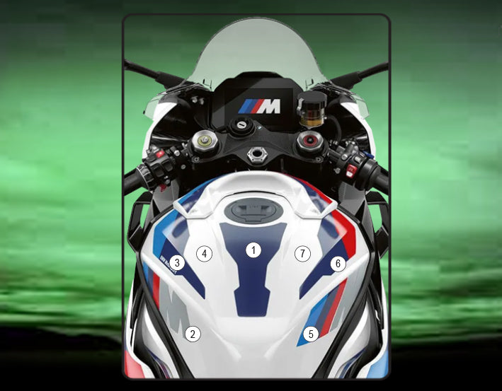 Eazi-Grip Tank Paint Protection Kit | Clear - Matte | BMW M 1000 RR 2021-2022