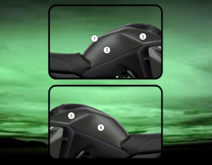 Eazi-Grip Tank Paint Protection Kit | Clear - Matte | Yamaha Tracer 7/Tracer 7 GT 2021-2024