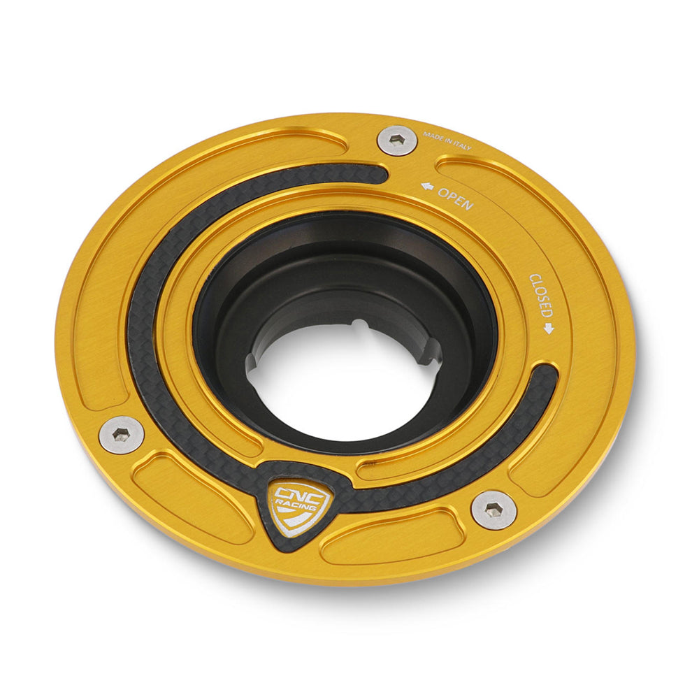 CNC Racing Fuel Tank Cap - Flange Carbon -  Shop name
