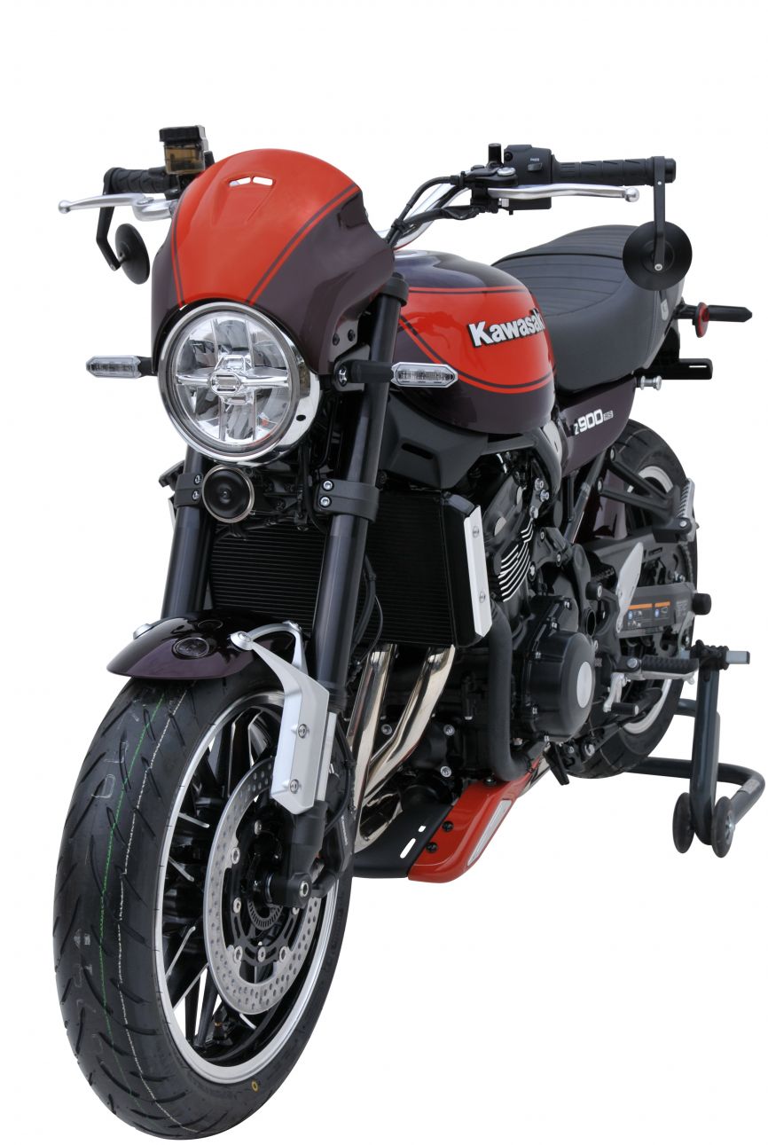 Ermax Nose Fairing | Met Brown/Met Orange (Candy Tone Brown/Candy Tone Orange) | Kawasaki Z 900 RS 2017>2020 -   Pyramid Motorcycle Accessories