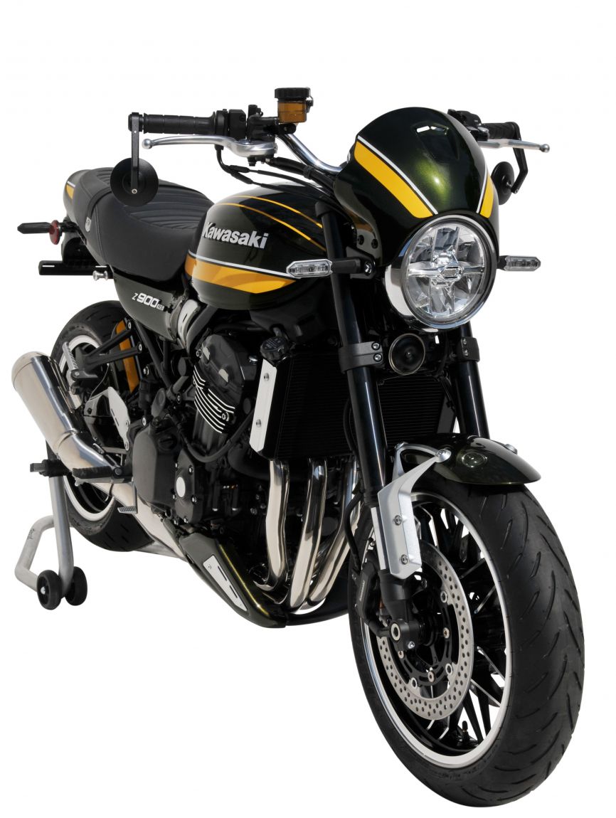 Ermax Nose Fairing | Candytone Green Scheme | Kawasaki Z 900 RS 2019>Current -   Pyramid Motorcycle Accessories