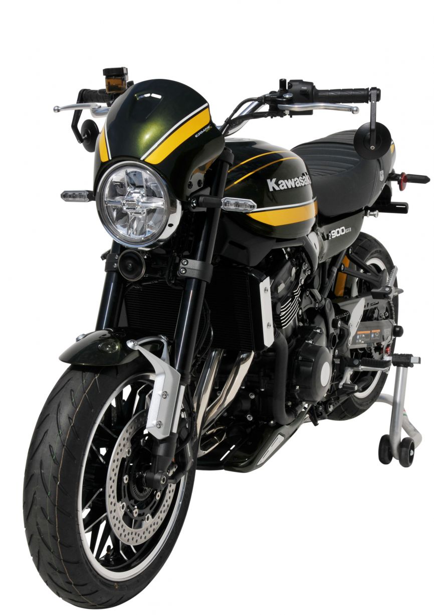 Ermax Nose Fairing | Candytone Green Scheme | Kawasaki Z 900 RS 2019>Current -   Pyramid Motorcycle Accessories