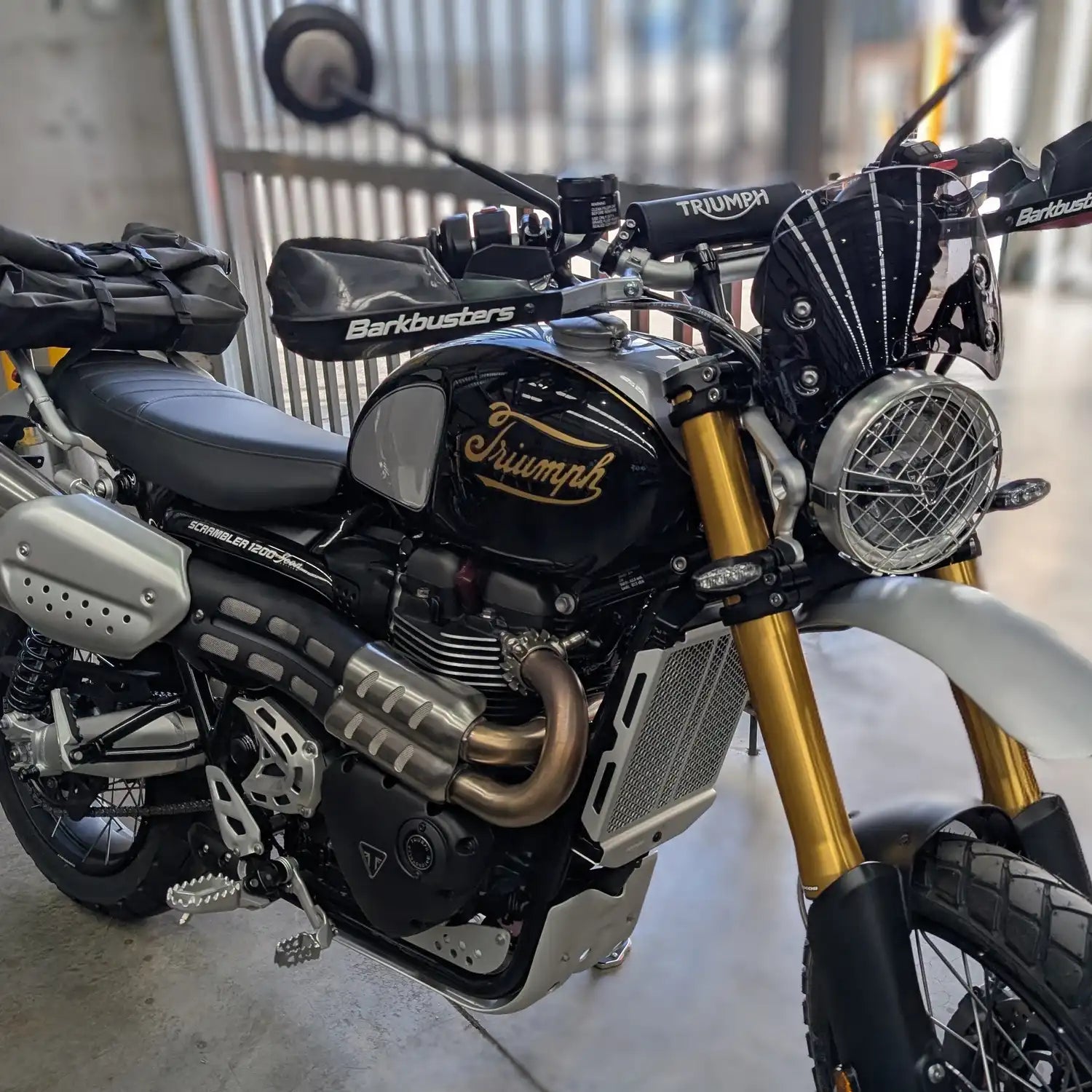 Barkbusters Handguard Backbones Only | Triumph Scrambler Scrambler 1200XE 2024>Current -   Pyramid Motorcycle Accessories