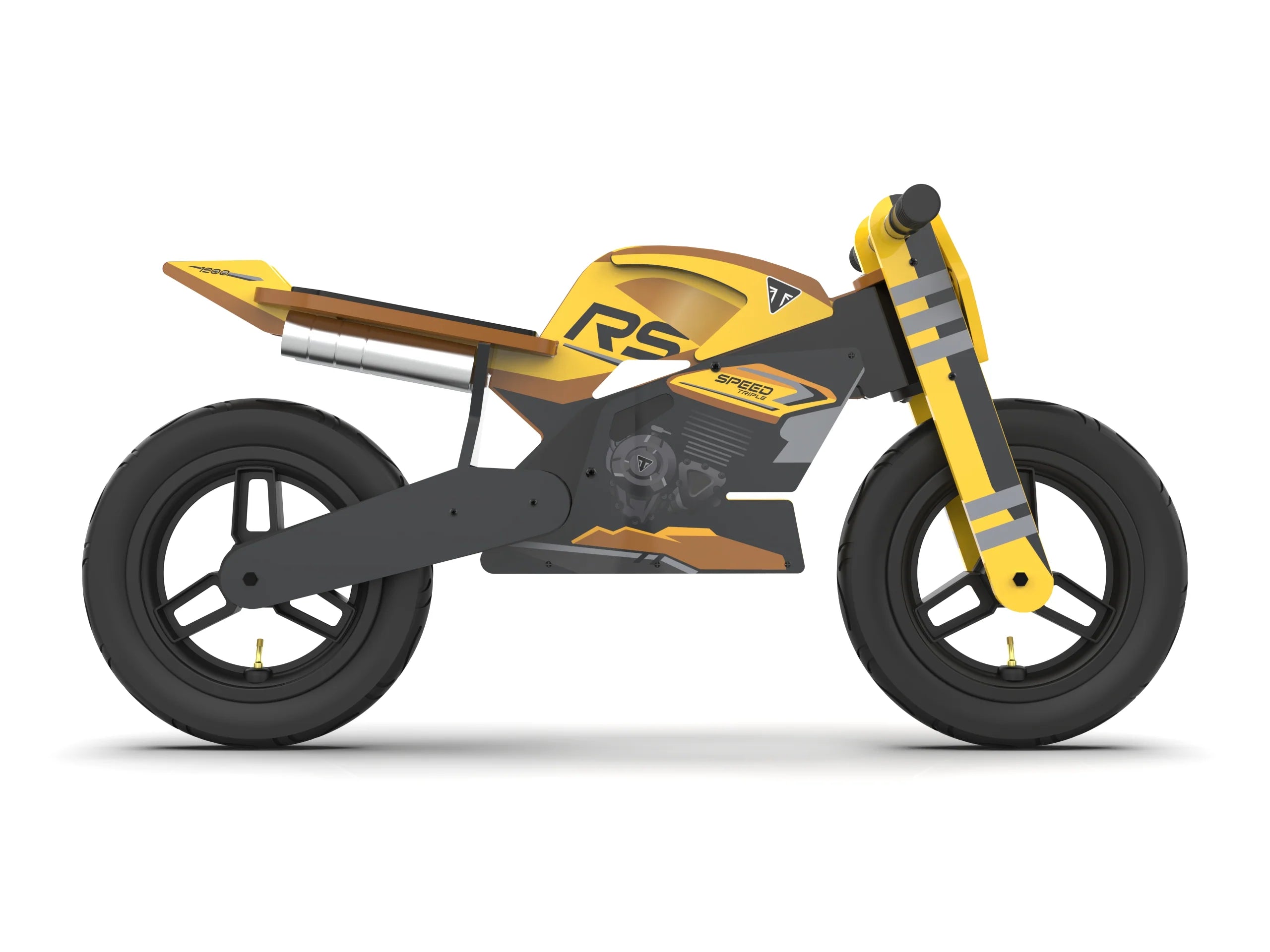Kiddimoto Triumph Speed Triple 1200 RS Balance Bike -   Pyramid Motorcycle Accessories
