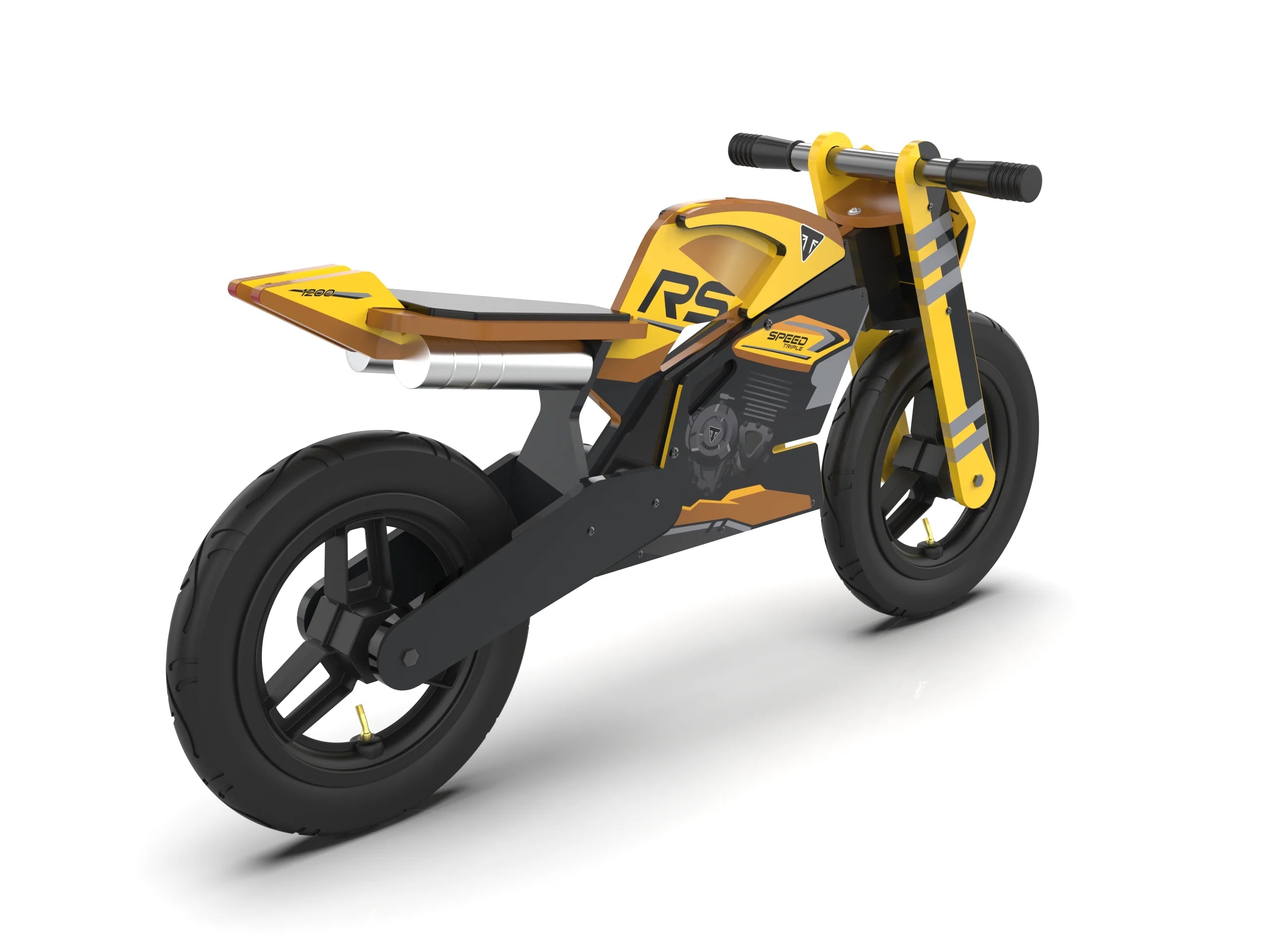 Kiddimoto Triumph Speed Triple 1200 RS Balance Bike -   Pyramid Motorcycle Accessories
