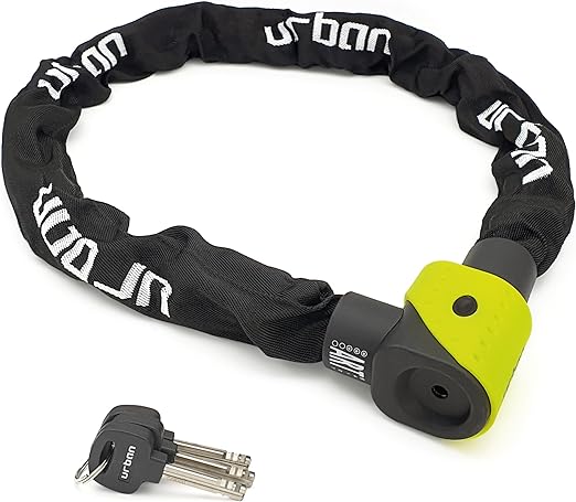 Urban Security 10K120 120cm Motorcycle Chain + Integrated Lock - Security Level 15 -  Shop name
