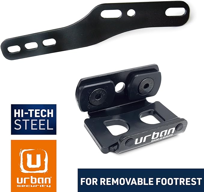 Urban Security Mounting Bracket For UR14S/UR10 Disc Locks - Footrest Screw Mount -  Shop name