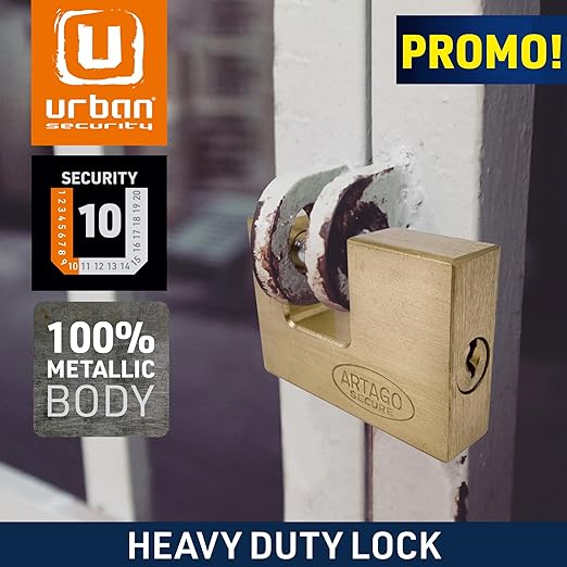 Urban Security REC-70 Padlock - Security Level 10-Security-Pyramid Motorcycle Accessories