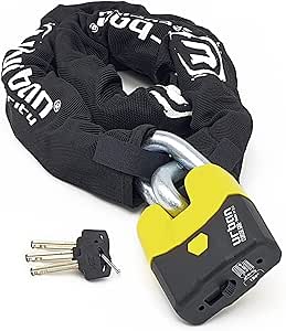 Urban Security U8K120 120cm Motorcycle Chain + Lock - Security Level 20 -  Shop name
