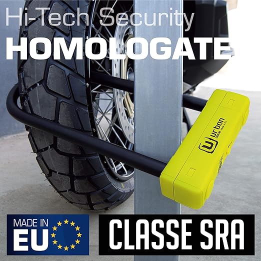 Urban Security UR120310 Motorcycle U Lock - Security Level 20-Security-Pyramid Motorcycle Accessories