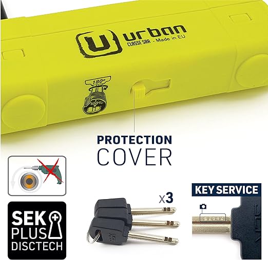Urban Security UR120310 Motorcycle U Lock - Security Level 20-Security-Pyramid Motorcycle Accessories