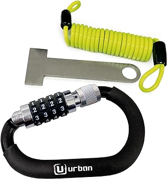 Urban Security UR140 Combination Carabiner With Helmet Adaptor - Security Level 5 -  Shop name
