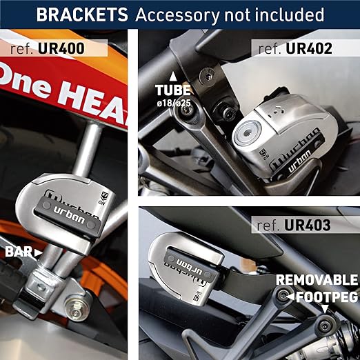 Urban Security UR14S Motorcycle Disc Lock With Alarm - Security Level 19-Security-Pyramid Motorcycle Accessories