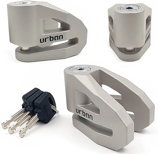 Urban Security UR208T Motorcycle Disc Lock + Reminder Cable - Security Level 10 -  Shop name