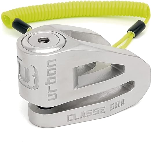 Urban Security UR210S Motorcycle Disc Lock + Reminder Cable - Security Level 17 - Sold Secure Certified -  Shop name