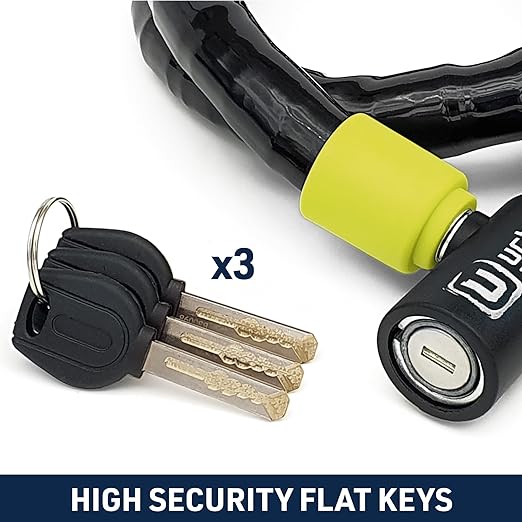 Urban Security UR5120 Duoflex Articulated 120cm Motorcycle Cable Lock - Security Level 9-UR5120-Security-Pyramid Motorcycle Accessories