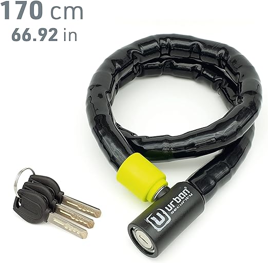 Urban Security UR5170 Duoflex Articulated 170cm Motorcycle Cable Lock - Security Level 9-UR5170-Security-Pyramid Motorcycle Accessories