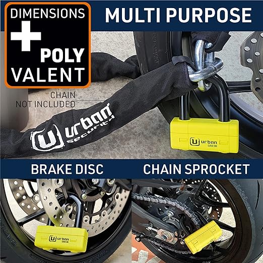 Urban Security UR75 Motorcycle Disc Lock + Reminder Cable - Security Level 18 -  Shop name