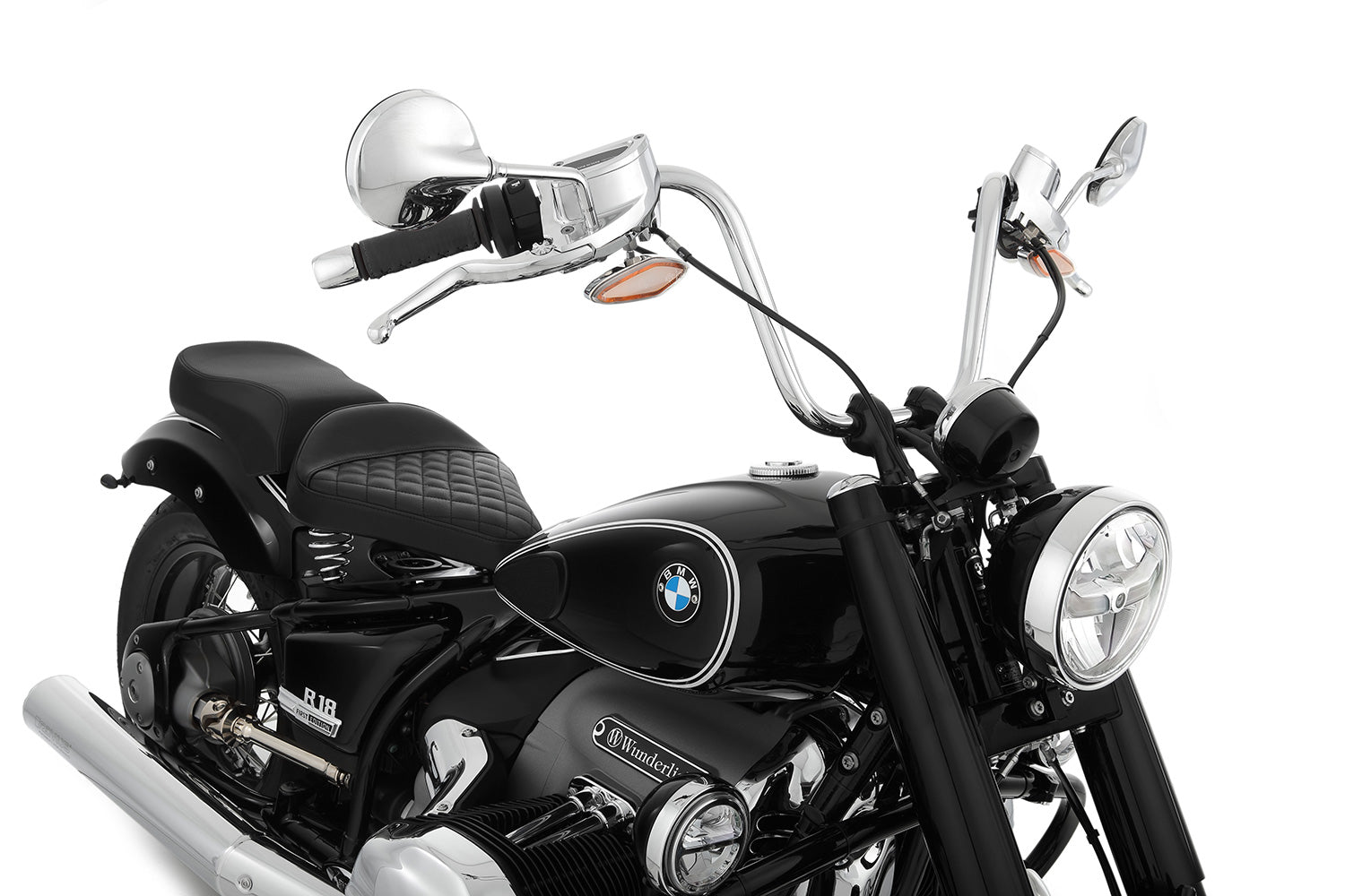 Wunderlich Ape Hanger Handlebar | R 18 | Chromed -   Pyramid Motorcycle Accessories