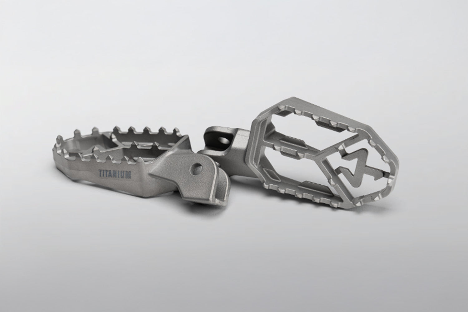Wunderlich Akrapovic BMW Adventure Footrest Set | Titanium -   Pyramid Motorcycle Accessories