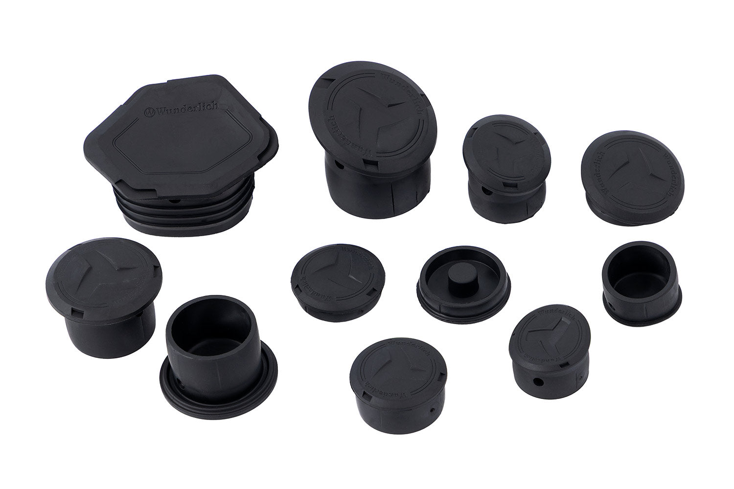 Wunderlich Frame Plugs 10-Piece Set | Black | BMW R 1300 GS Adventure -   Pyramid Motorcycle Accessories