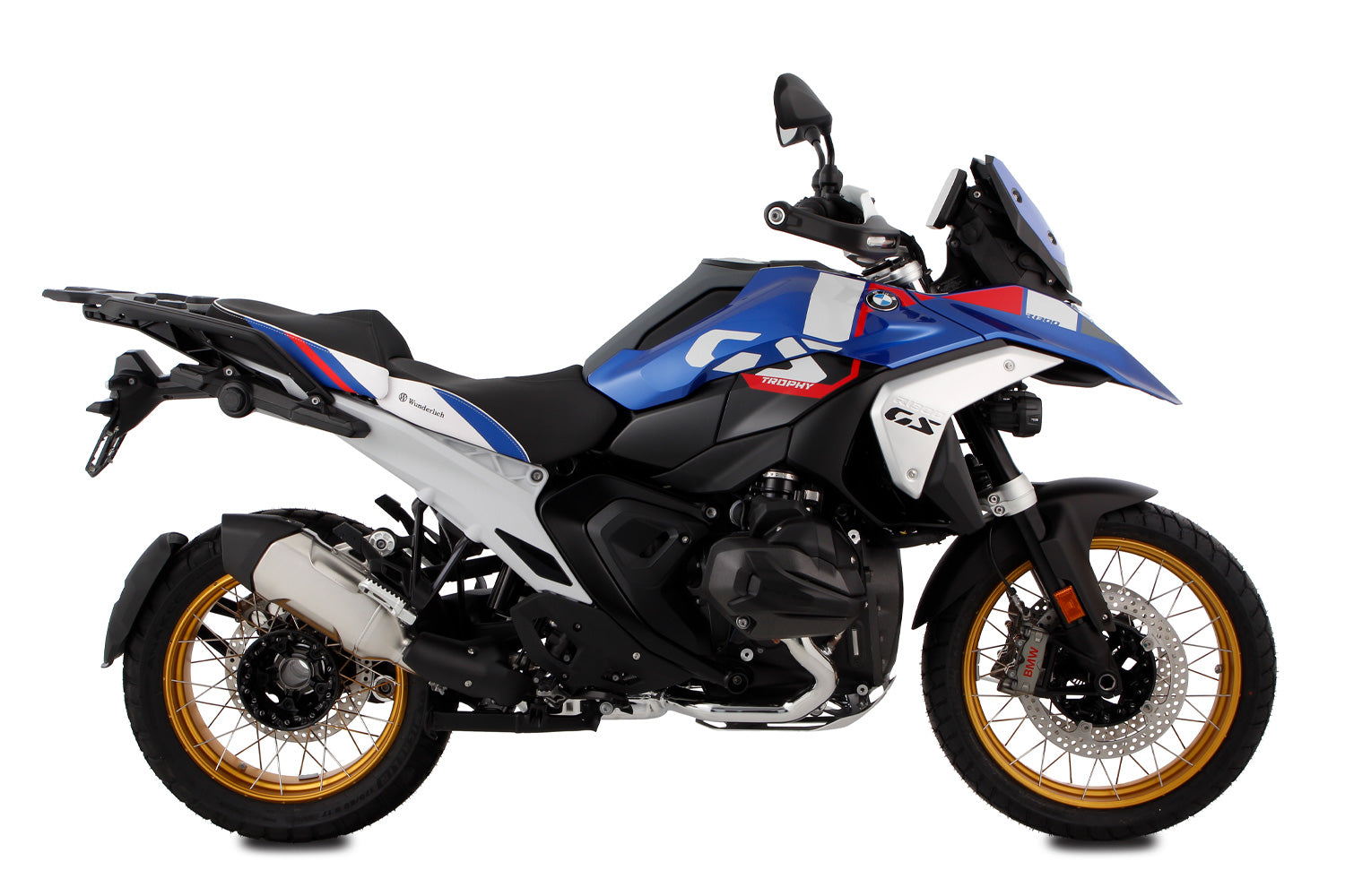 Wunderlich Rider Seat Aktivkomfort with Aftermarket Heating Low | Black | BMW R 1250 GS Adventure -   Pyramid Motorcycle Accessories
