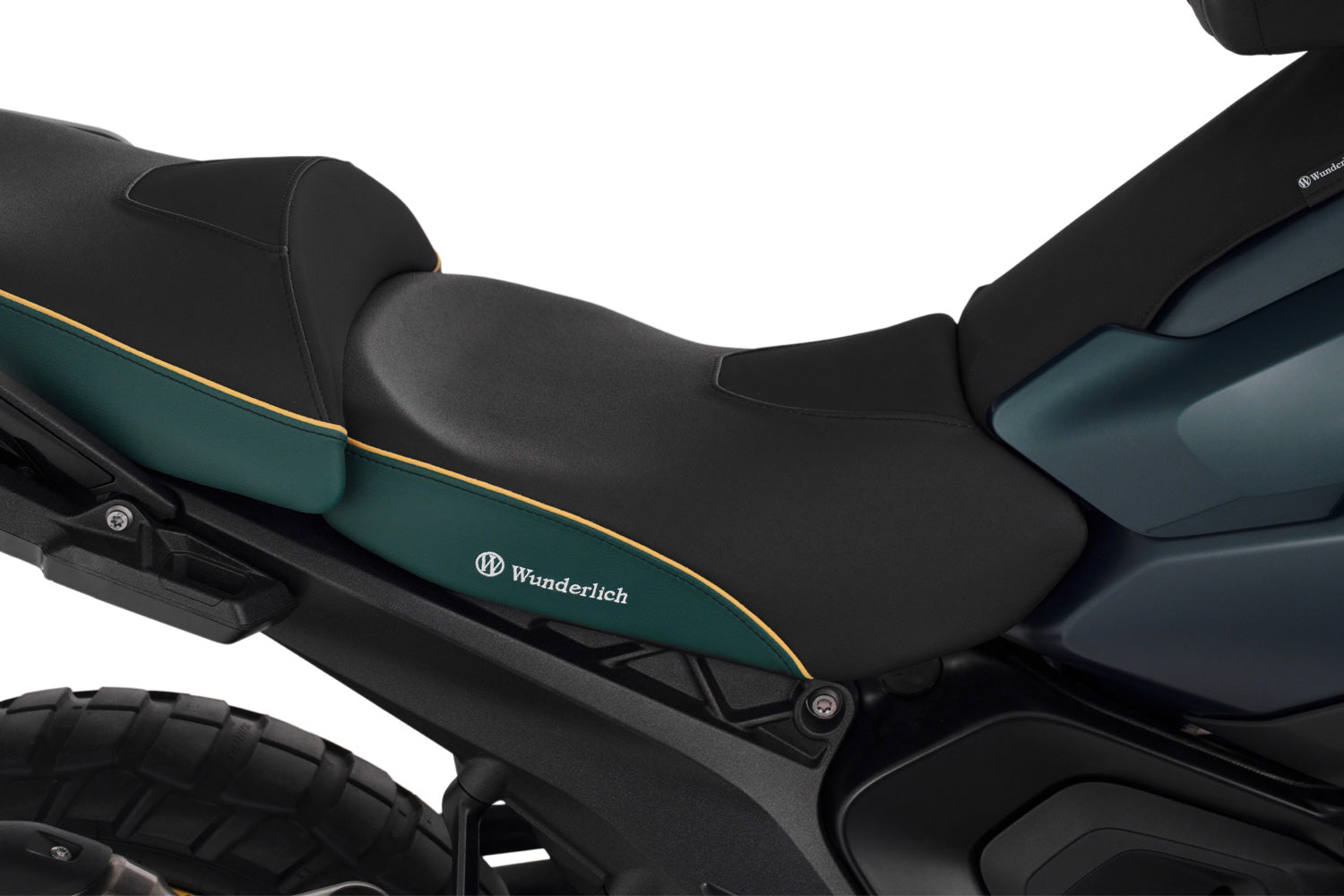 Wunderlich Aktivkomfort Rider Seat Standard | R 1300 GS | Green Gold -   Pyramid Motorcycle Accessories