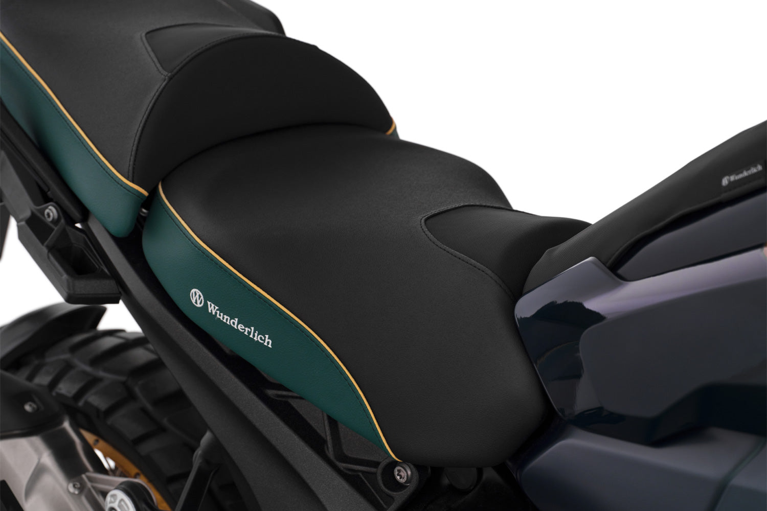 Wunderlich Rider Seat Aktivkomfort Low | Green | BMW R 1300 GS -   Pyramid Motorcycle Accessories