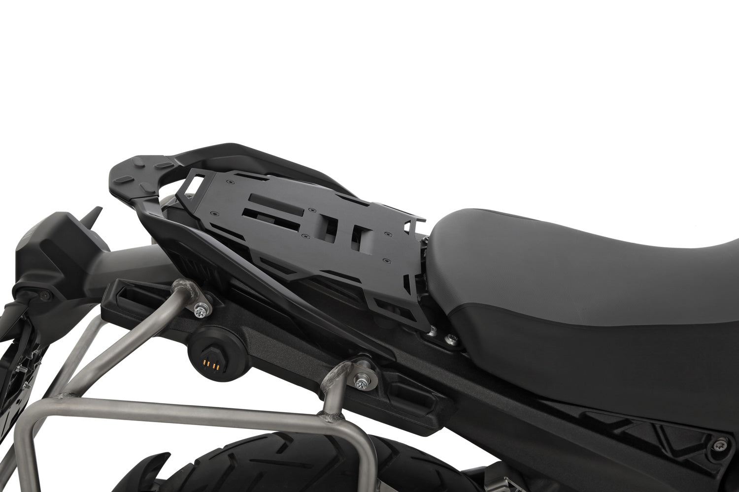 Wunderlich Pillion Seat Luggage Rack | Black | BMW R 1300 GS -   Pyramid Motorcycle Accessories