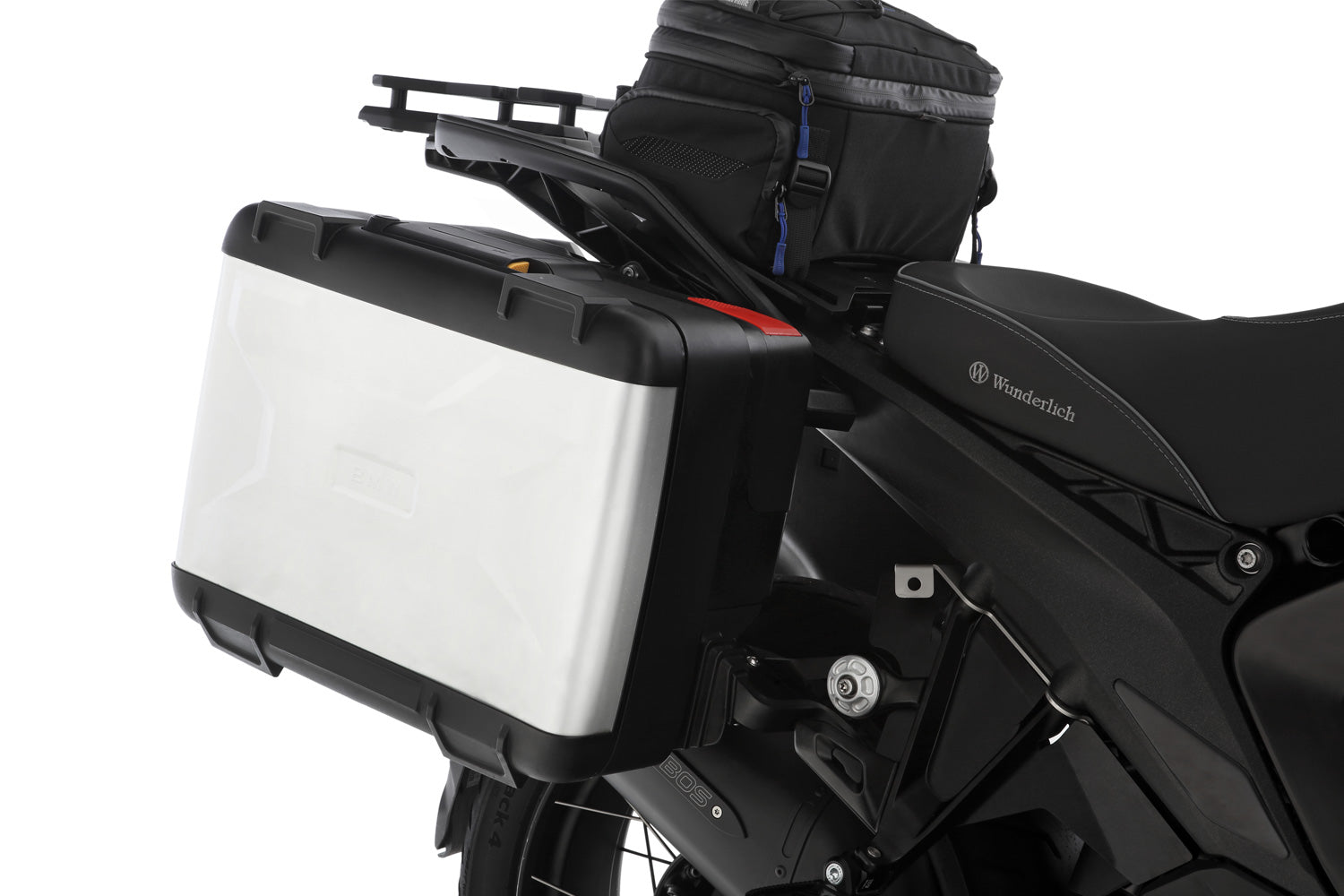 Wunderlich Pillion Seat Luggage Rack | Black | BMW R 1300 GS -   Pyramid Motorcycle Accessories