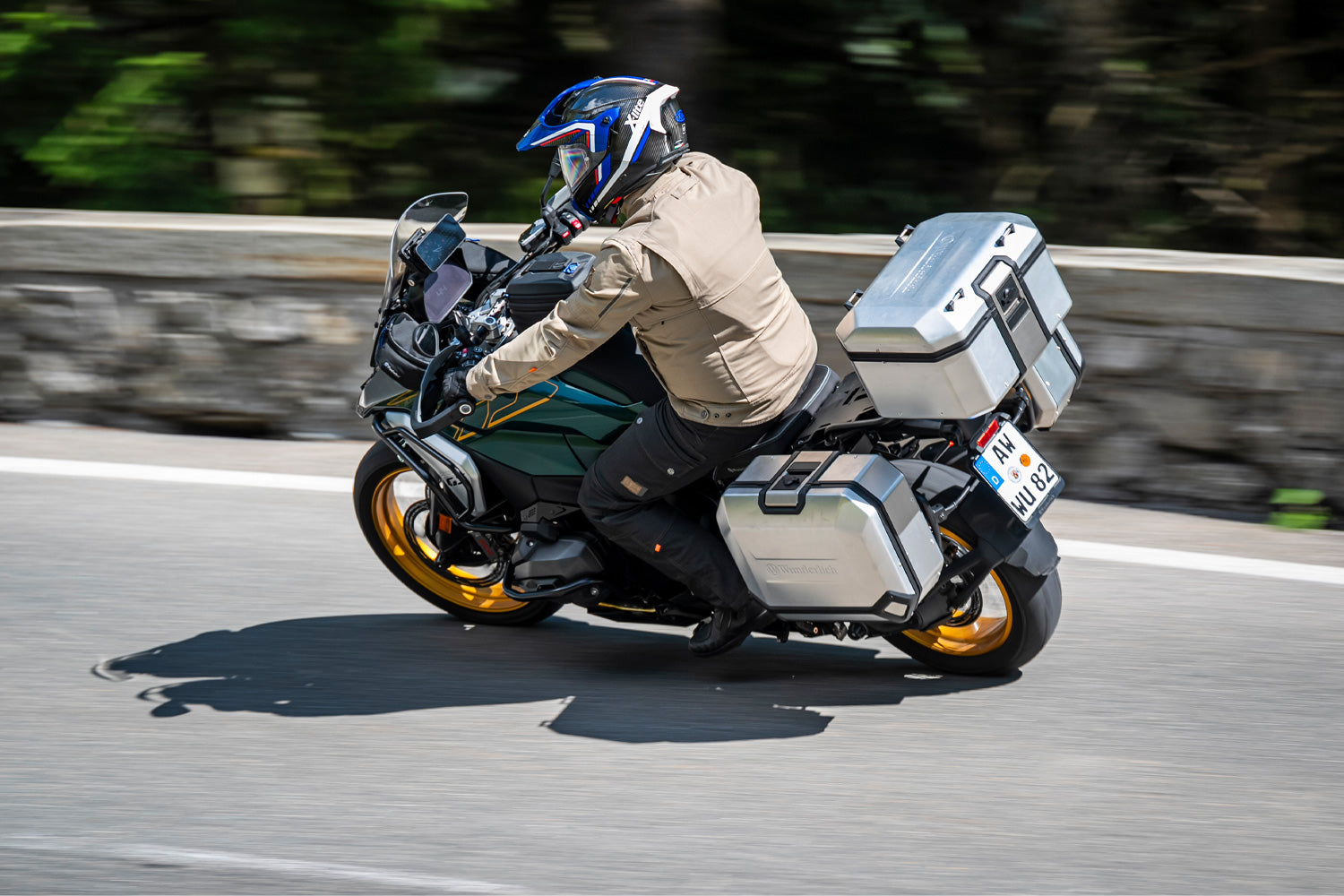 Wunderlich Aktivkomfort Rider Seat Standard | R 1300 GS | Green Gold -   Pyramid Motorcycle Accessories