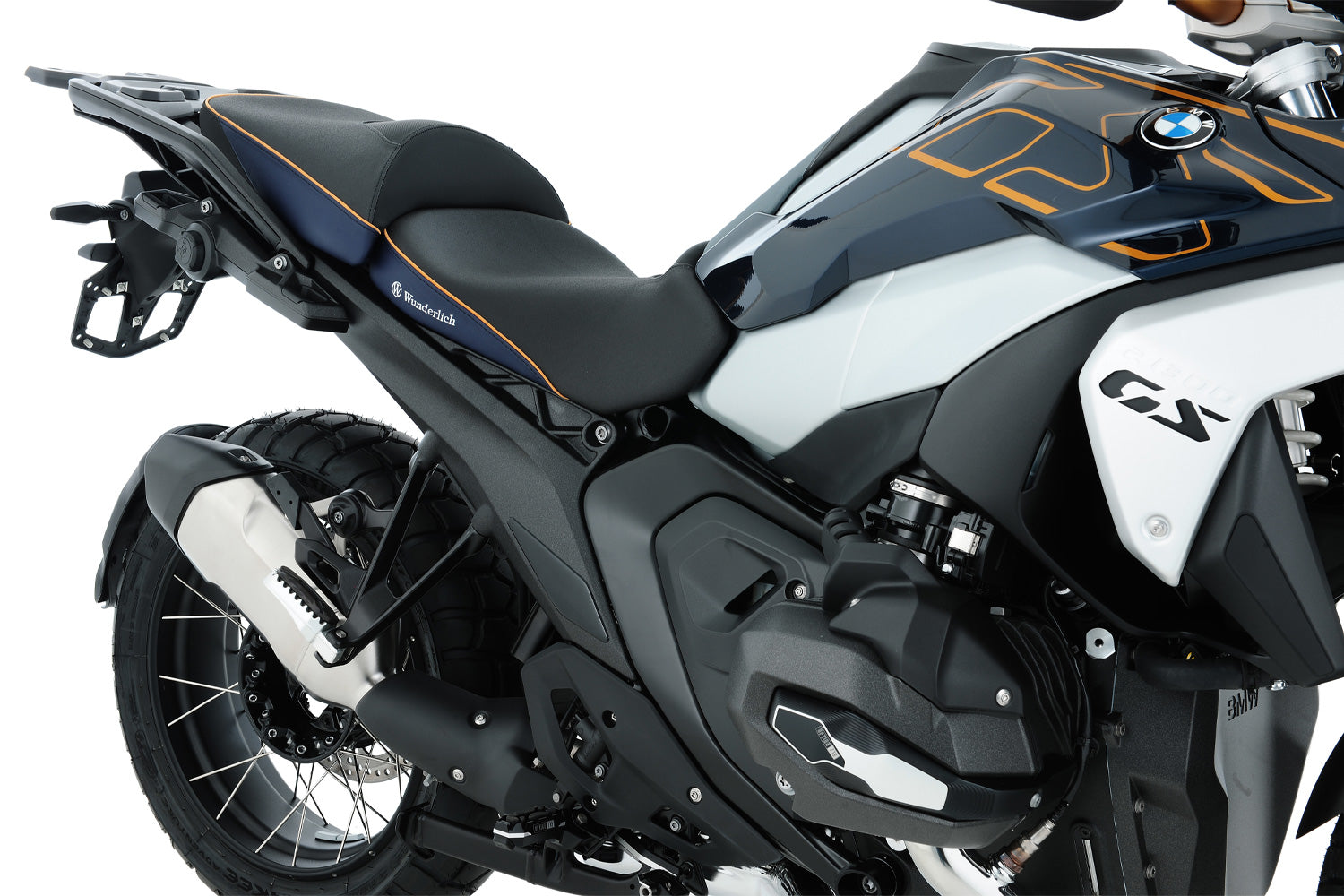 Wunderlich Aktivkomfort Rider Seat with Plug & Play Seat Heating High | Black -   Pyramid Motorcycle Accessories