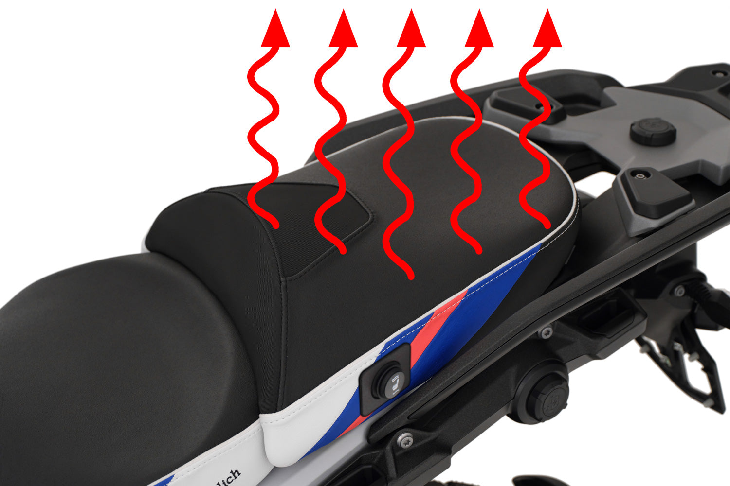 Wunderlich Passenger Aktivkomfort with Seat Heating Smart Standard | Trophy | BMW R 1300 GS -   Pyramid Motorcycle Accessories