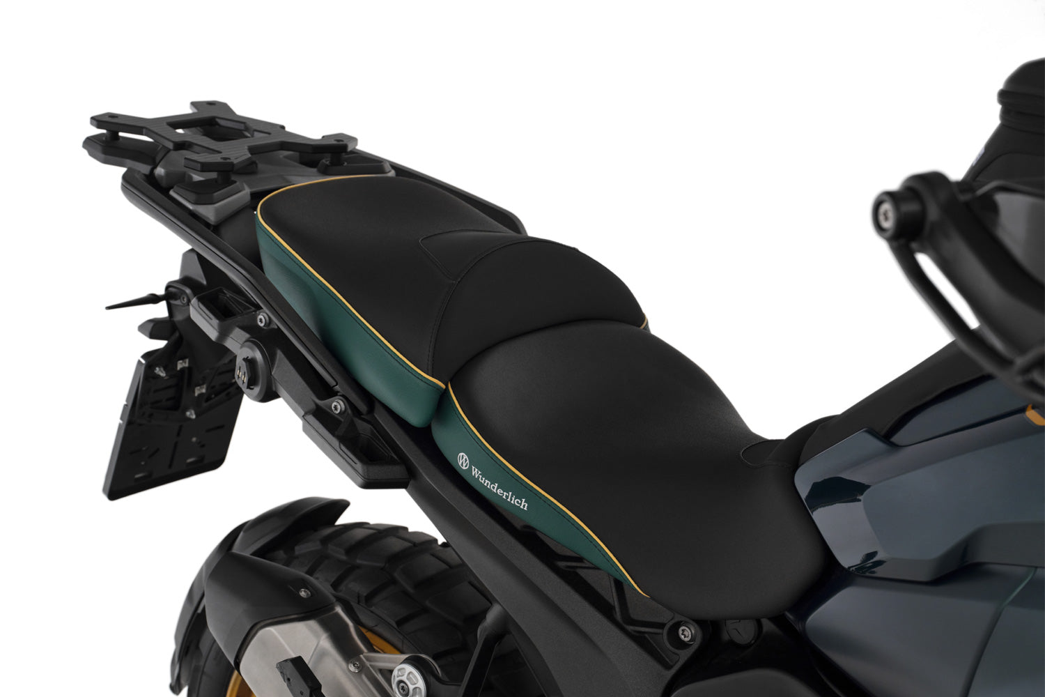 Wunderlich Passenger Seat Bench Aktivkomfort Queens-Edition Standard | Black | BMW R 1300 GS -   Pyramid Motorcycle Accessories