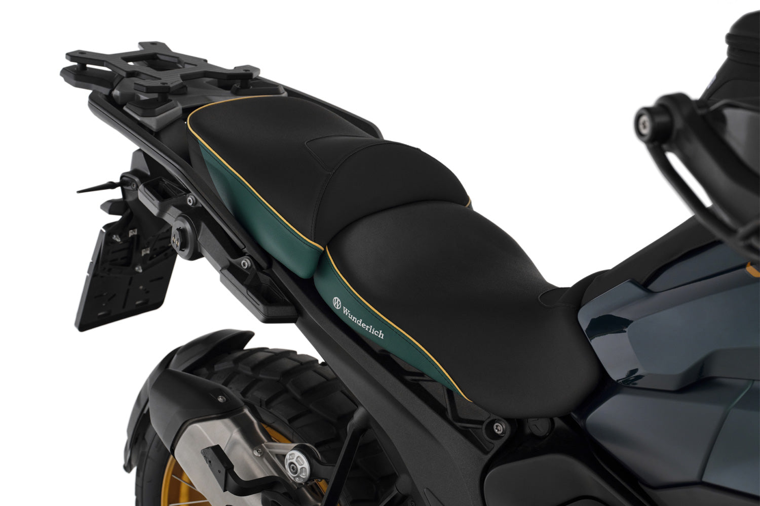 Wunderlich Passenger Seat Bench Aktivkomfort Queens-Edition Standard | Black | BMW R 1300 GS -   Pyramid Motorcycle Accessories