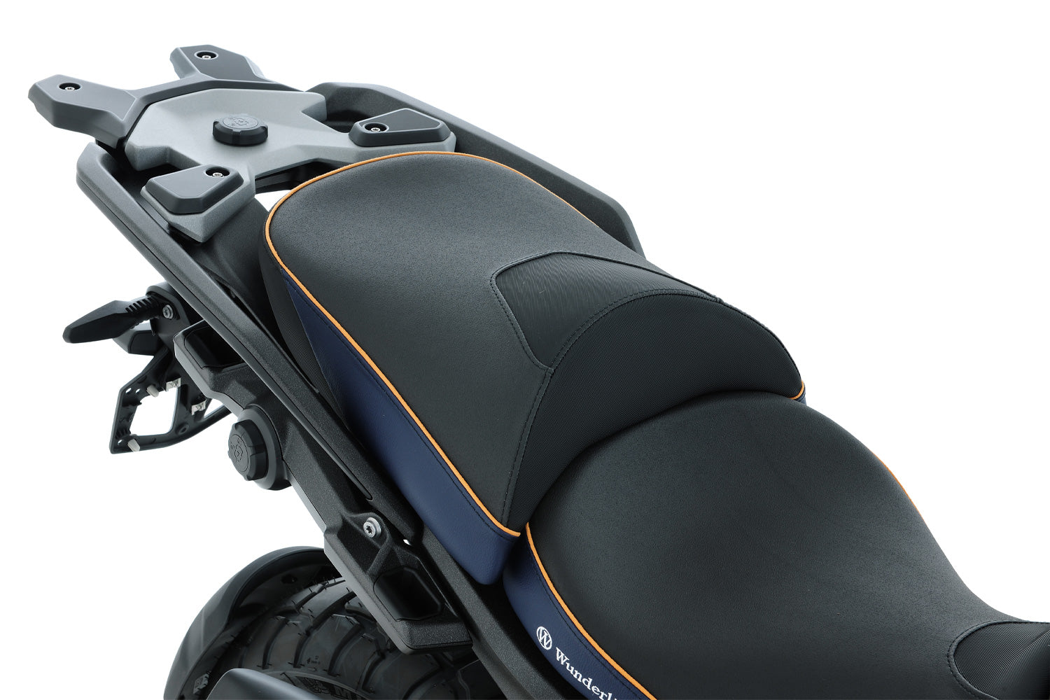 Wunderlich Passenger Seat Aktivkomfort with Smart heating Queens-Edition Standard | Green-Gold | BMW R 1300 GS -   Pyramid Motorcycle Accessories
