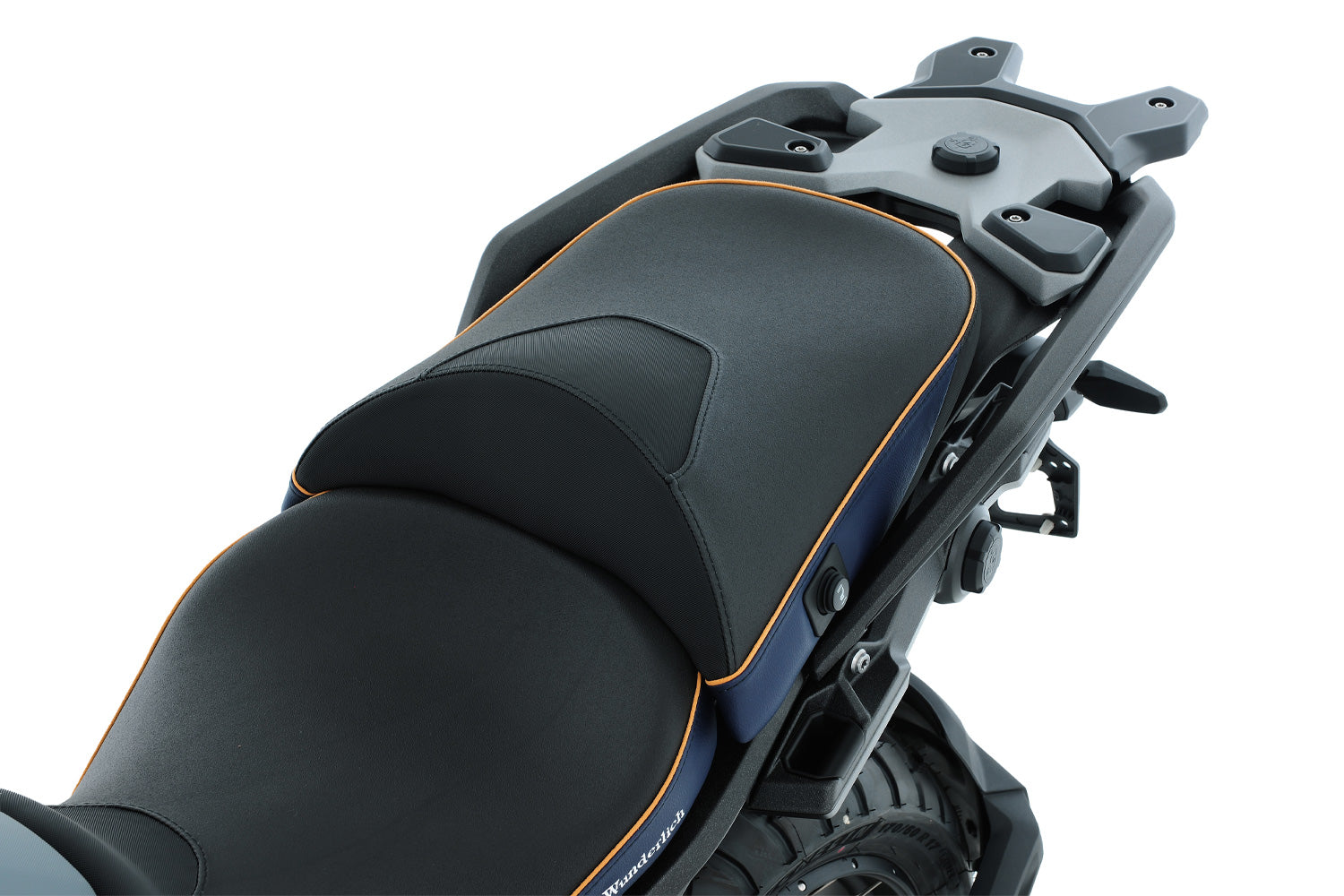 Wunderlich Passenger Seat Aktivkomfort with Smart heating Queens-Edition Standard | Green-Gold | BMW R 1300 GS -   Pyramid Motorcycle Accessories