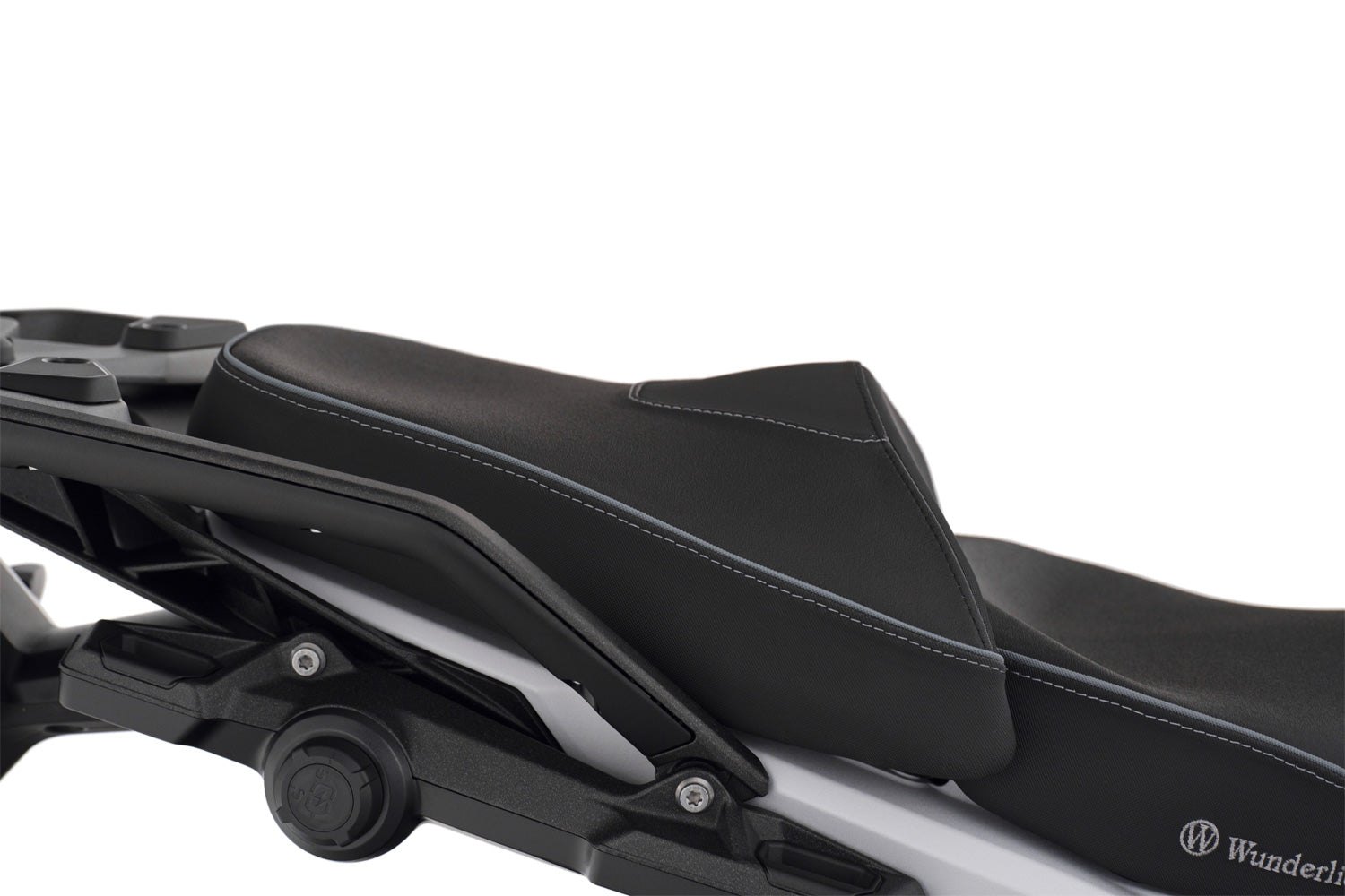 Wunderlich Passenger Seat Aktivkomfort with Heating Smart Standard | Black | BMW R 1300 GS -   Pyramid Motorcycle Accessories