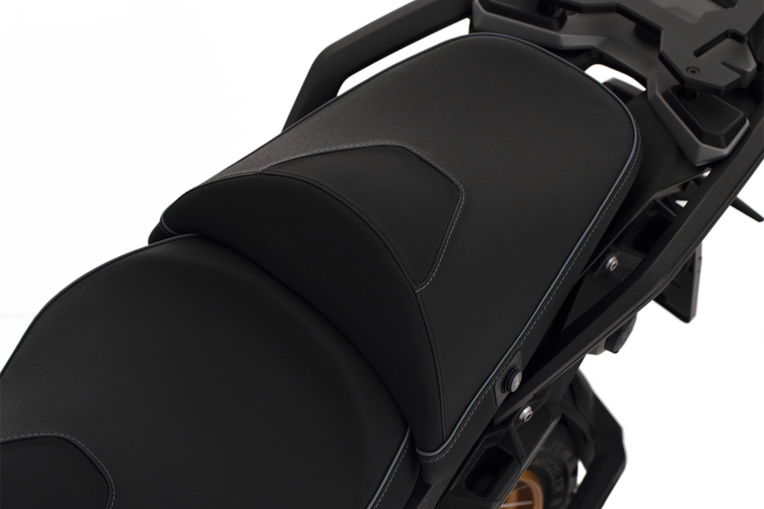 Wunderlich Passenger Seat Aktivkomfort with Heating Smart Standard | Black | BMW R 1300 GS -   Pyramid Motorcycle Accessories