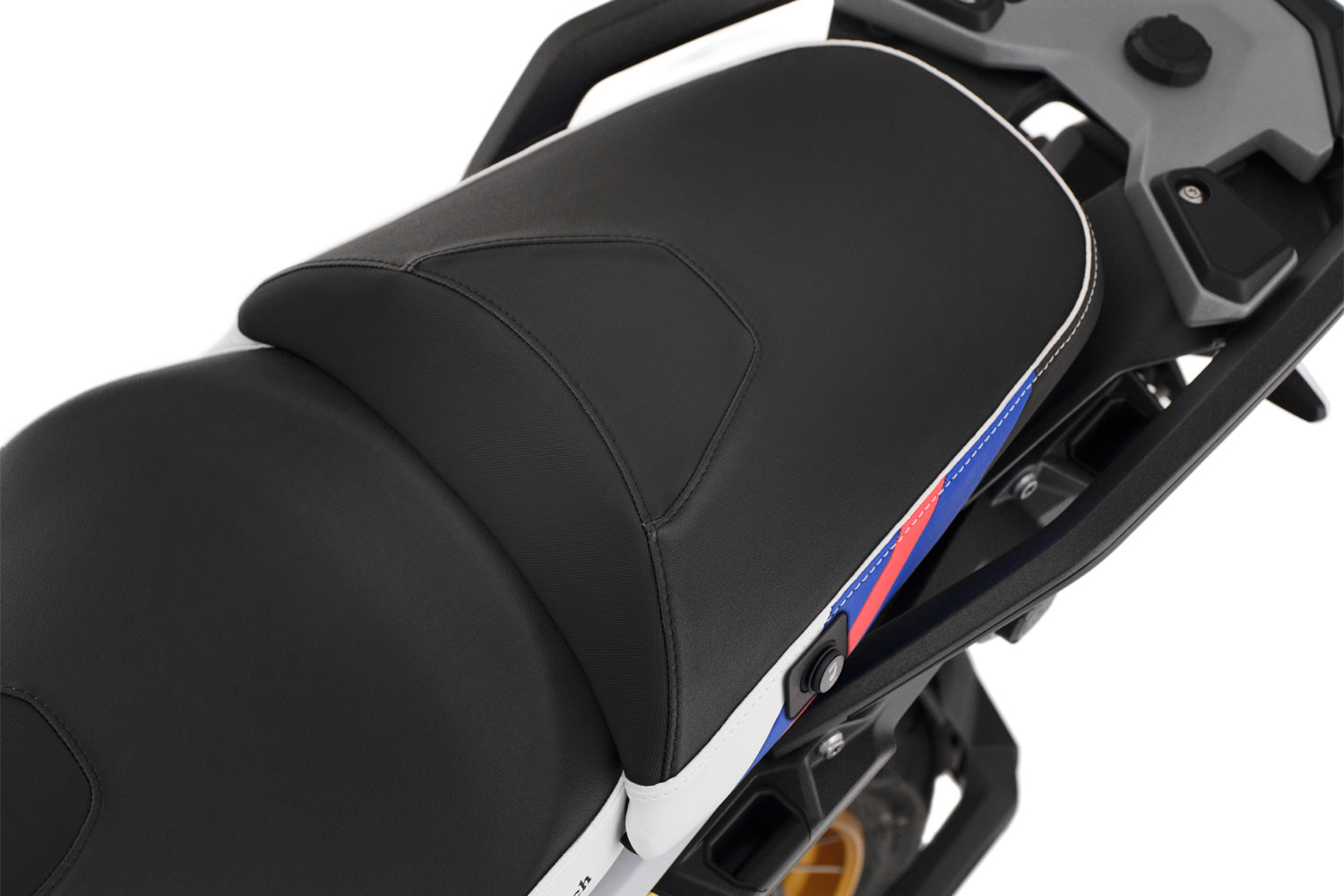 Wunderlich Passenger Seat Aktivkomfort with seat heating Smart Standard | Black | BMW R 1250 GS Adventure -   Pyramid Motorcycle Accessories