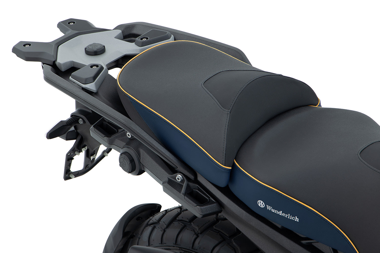 Wunderlich Passenger Seat Aktivkomfort with Seat Heating Smart Standard | Green Gold | BMW R 1300 GS -   Pyramid Motorcycle Accessories