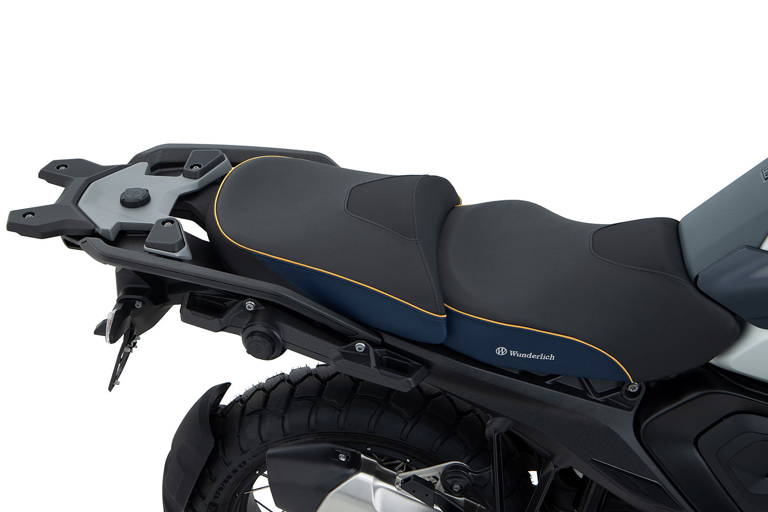 Wunderlich Passenger Seat Aktivkomfort with Seat Heating Smart Standard | Green Gold | BMW R 1300 GS -   Pyramid Motorcycle Accessories