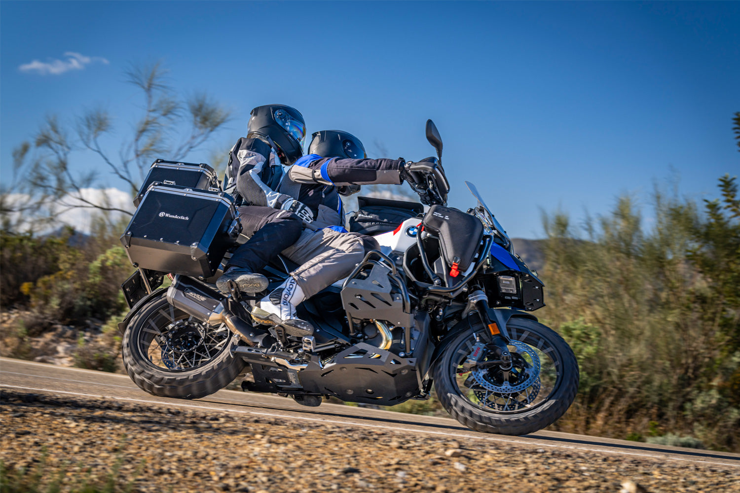 Wunderlich Passenger Seat Aktivkomfort with Heating Smart Standard | Black | BMW R 1300 GS Adventure -   Pyramid Motorcycle Accessories