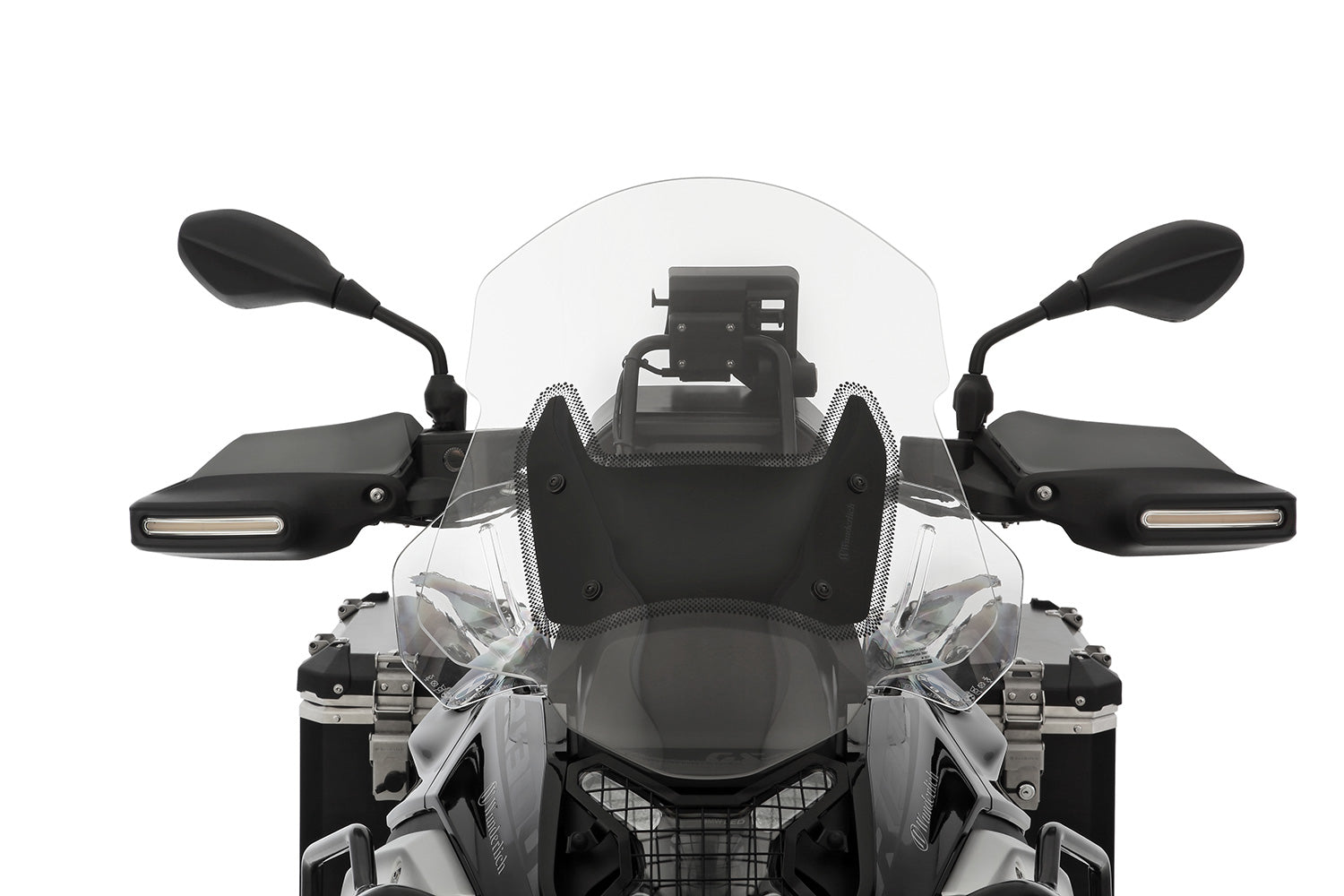 Wunderlich Marathon Windshield with Screen Mounting Bracket | Clear | BMW R 1300 R -   Pyramid Motorcycle Accessories