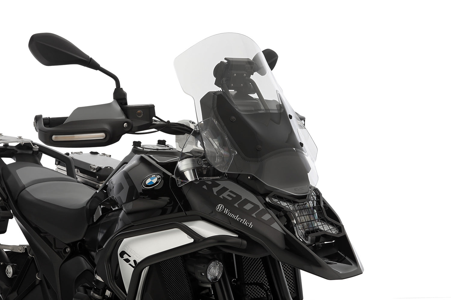 Wunderlich Marathon Windshield with Screen Mounting Bracket | Clear | BMW R 1300 R -   Pyramid Motorcycle Accessories
