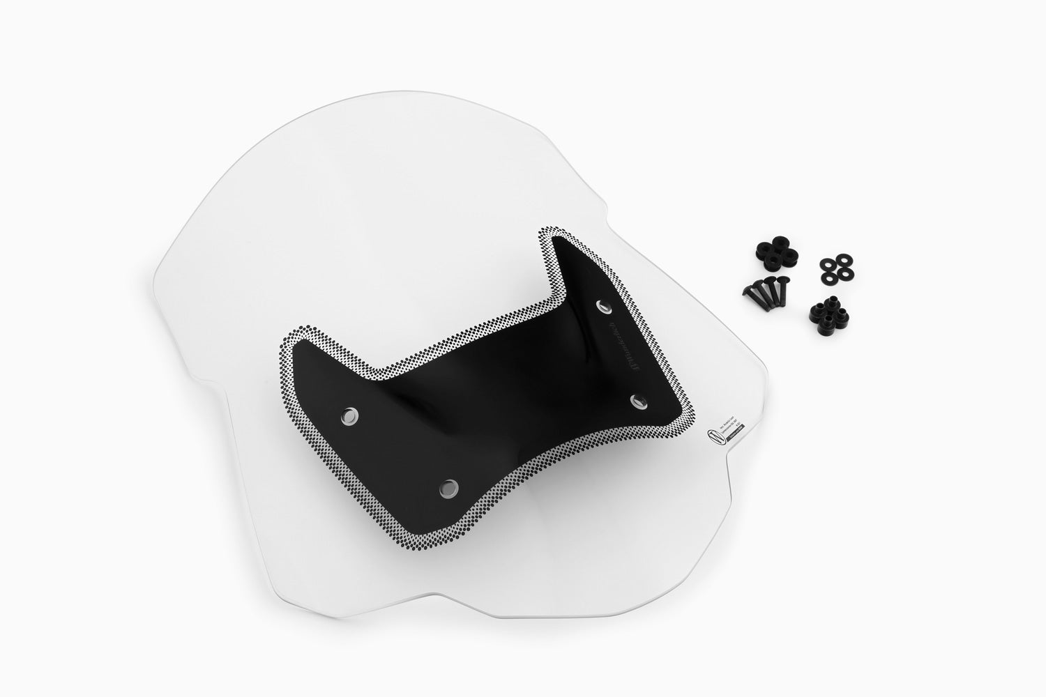 Wunderlich Marathon Windshield with Screen Mounting Bracket | Clear | BMW R 1300 R -   Pyramid Motorcycle Accessories