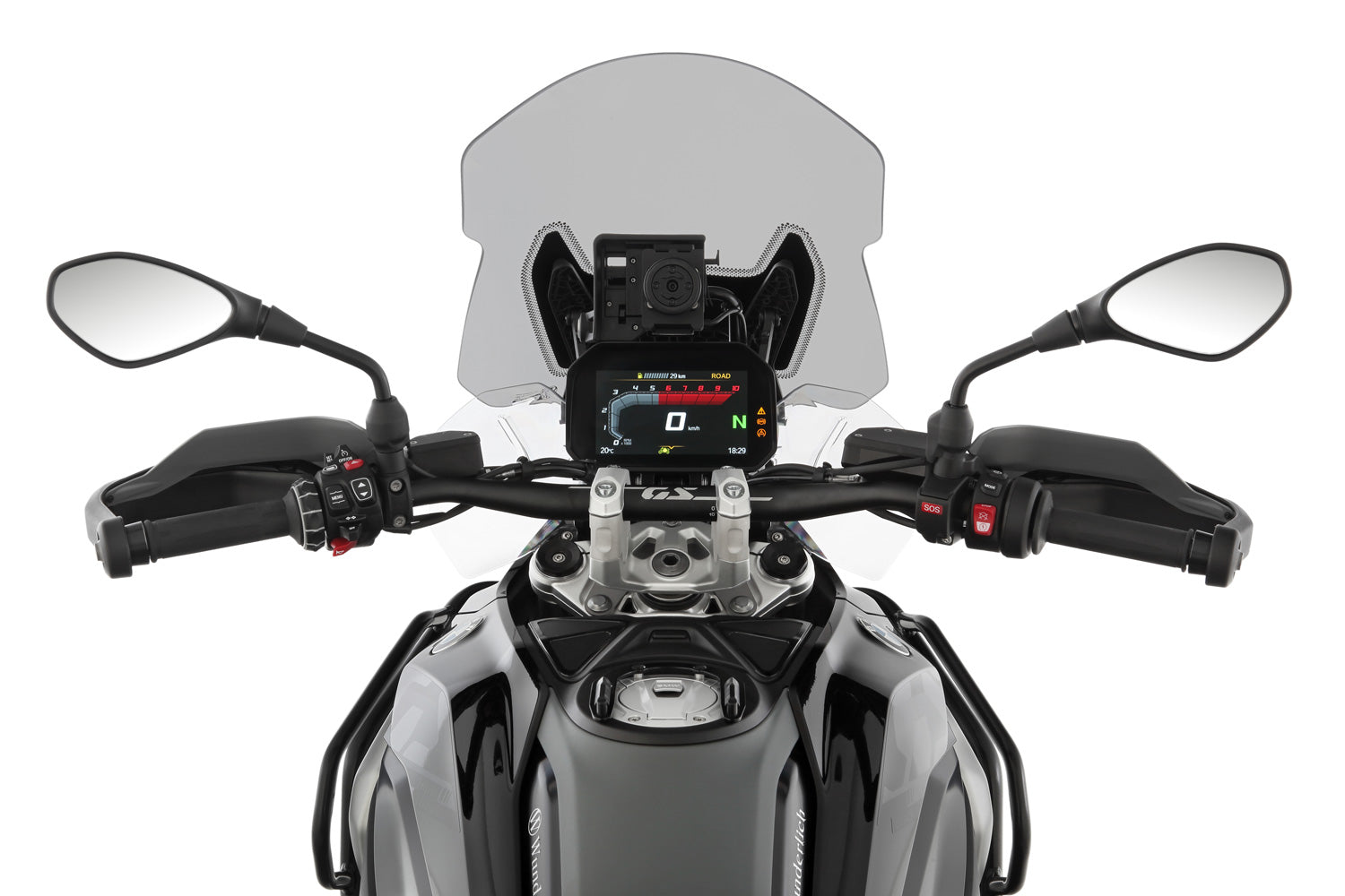 Wunderlich Marathon Windshield For Models without ACC | R 1300 GS | Smoked Grey -   Pyramid Motorcycle Accessories