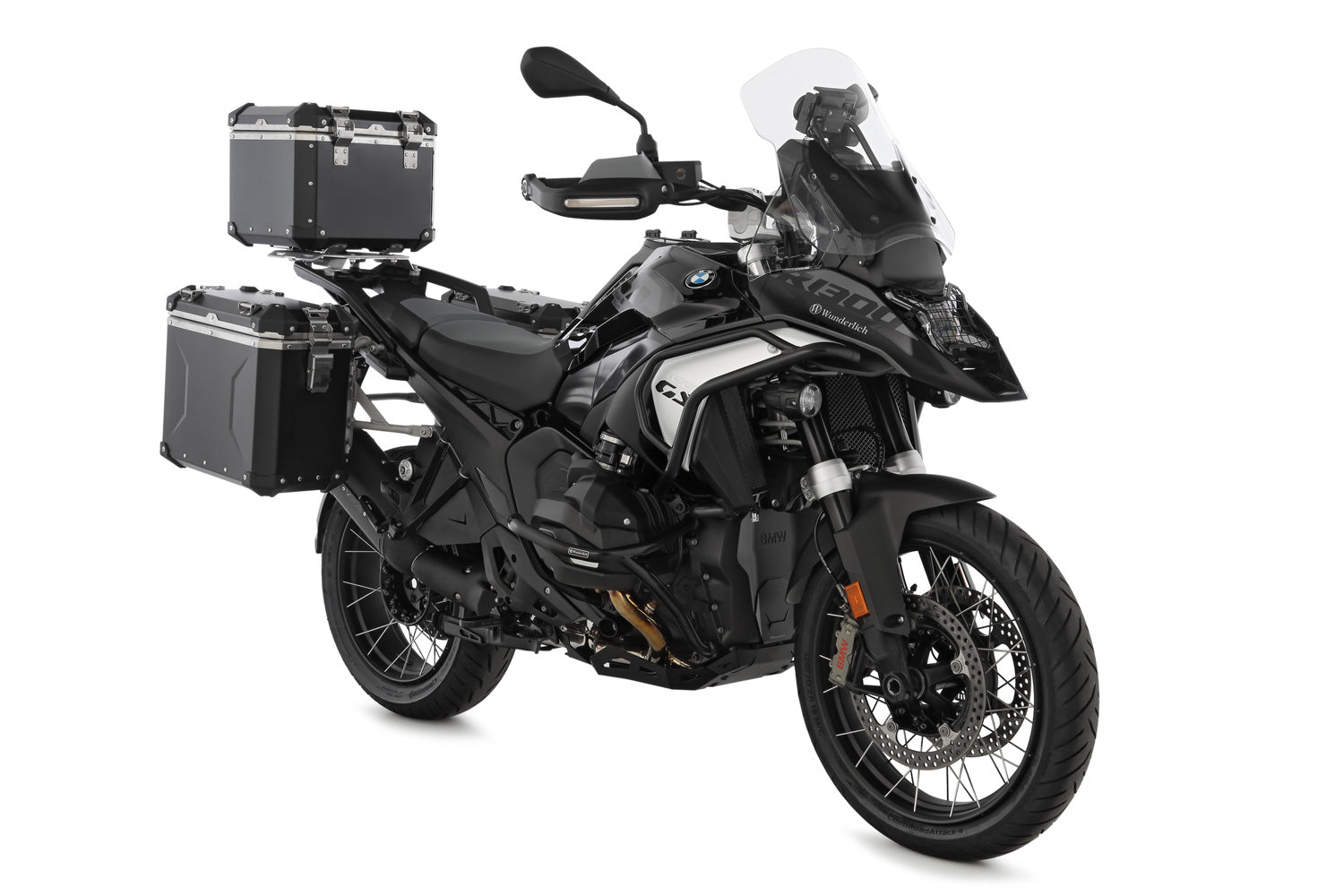 Wunderlich Windshield Marathon with Reinforcement Left and Right | Clear | BMW R 1250 GS Adventure -   Pyramid Motorcycle Accessories