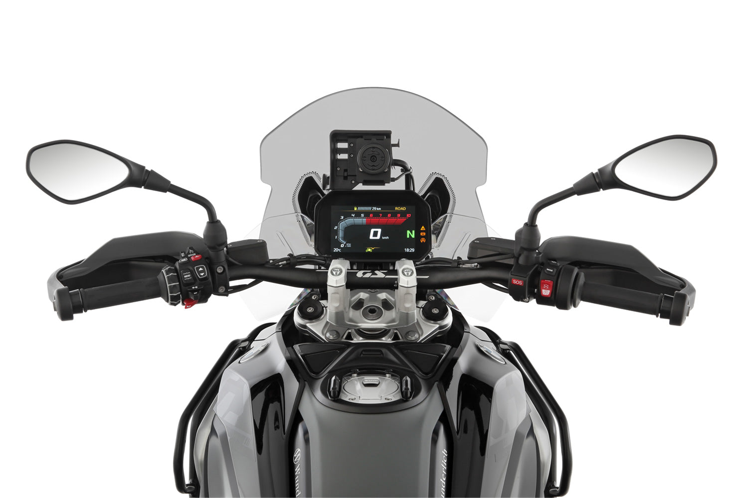 Wunderlich Windshield Marathon For Models with ACC | R 1300 GS | Smoked Grey -   Pyramid Motorcycle Accessories