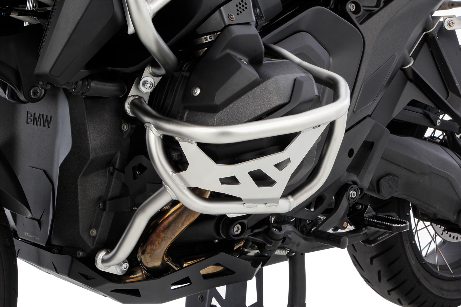 Wunderlich Engine Protection Bar Ultimate Va | Silver -   Pyramid Motorcycle Accessories
